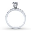 Thumbnail Image 2 of Previously Owned Diamond Engagement Ring Setting 5/8 ct tw Round 14K White Gold
