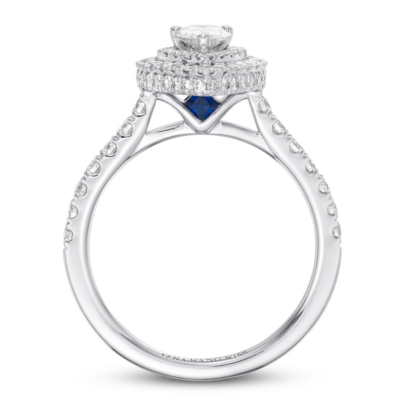 Main Image 3 of Previously Owned Vera Wang WISH Diamond Ring 1-1/5 ct tw 14K White Gold