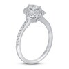 Thumbnail Image 2 of Previously Owned Diamond Engagement Ring 5/8 ct tw Pear-shaped/Round 14K White Gold