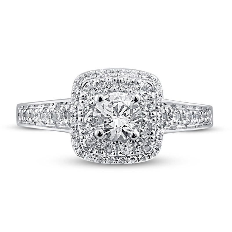Main Image 3 of Previously Owned Pnina Tornai Definitely Yes Diamond Engagement Ring 1-1/4 ct tw Round 14K White Gold
