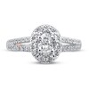 Thumbnail Image 3 of Previously Owned Pnina Tornai About Time Diamond Engagement Ring 1-1/8 ct tw Oval/Round 14K White Gold