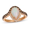 Thumbnail Image 1 of Previously Owned Le Vian Opal Ring 5/8 ct tw Diamonds 14K Strawberry Gold
