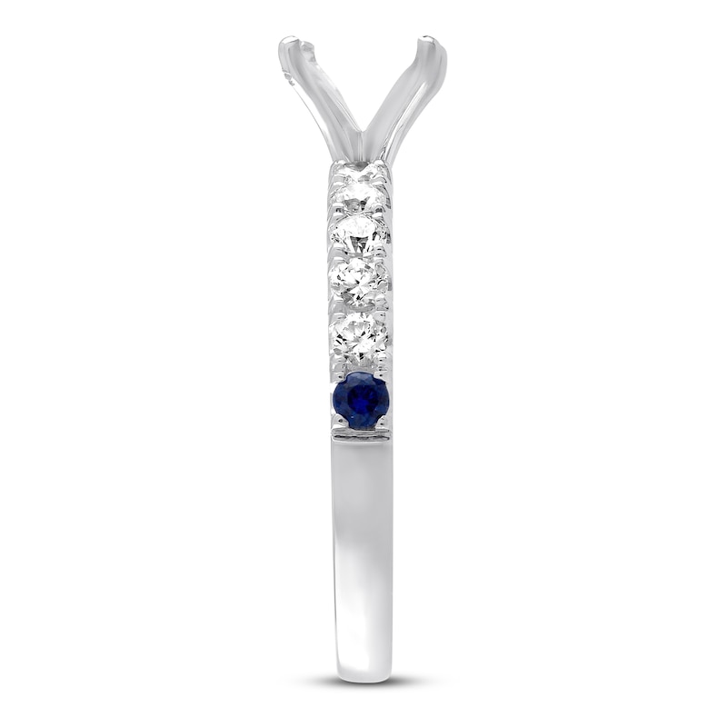 Main Image 2 of Previously Owned Vera Wang WISH Diamond Bridal Setting 7/8 ct tw 14K White Gold