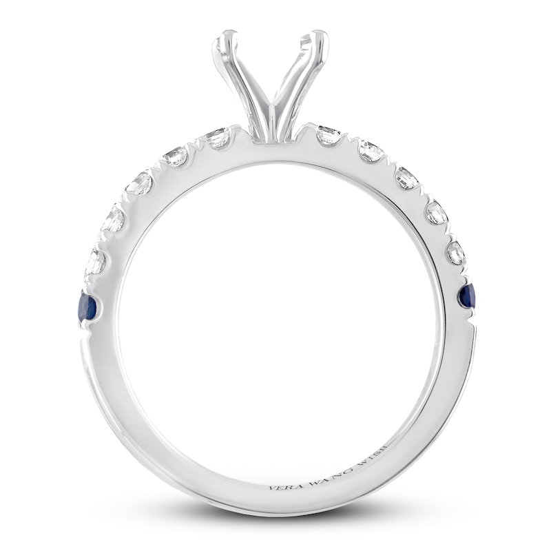 Main Image 3 of Previously Owned Vera Wang WISH Diamond Bridal Setting 7/8 ct tw 14K White Gold