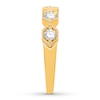 Thumbnail Image 3 of Previously Owned Diamond Anniversary Ring 1/2 ct tw Round-cut 10K Yellow Gold