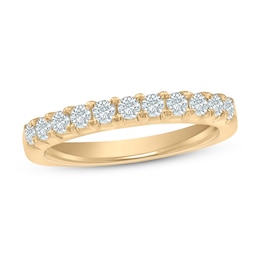 Previously Owned Diamond Anniversary Ring 1/2 ct tw Round 14K Yellow Gold