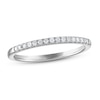 Thumbnail Image 1 of Previously Owned Diamond Wedding/Anniversary Band 1/10 ct tw Round 14K White Gold