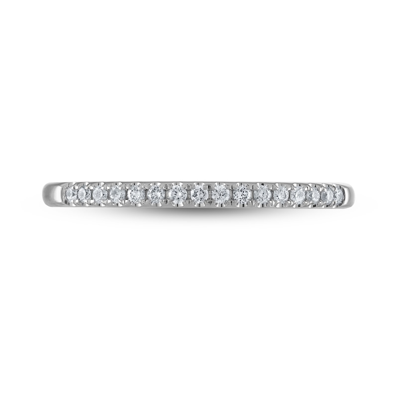 Main Image 3 of Previously Owned Diamond Wedding/Anniversary Band 1/10 ct tw Round 14K White Gold