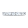 Thumbnail Image 3 of Previously Owned Royal Asscher Annemarie Diamond Wedding Band 1 3/4 ct tw Round 14K White Gold