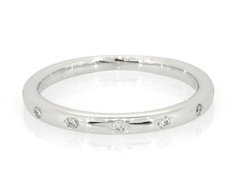 Previously Owned Diamond Anniversary Ring 1/20 ct tw 14K White Gold