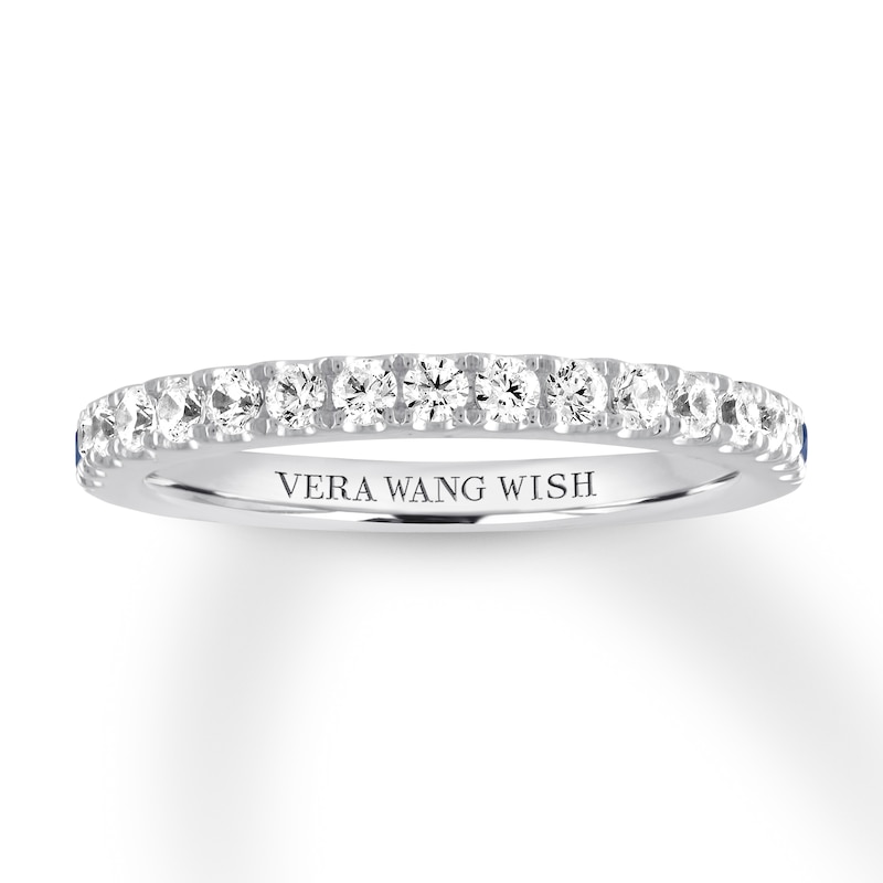 Main Image 1 of Previously Owned Vera Wang WISH Wedding Band 3/8 ct tw Diamonds 14K White Gold