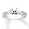 Thumbnail Image 1 of Previously Owned Diamond Engagement Ring Setting 1/5 ct tw Round 14K White Gold