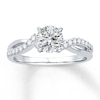 Thumbnail Image 3 of Previously Owned Diamond Engagement Ring Setting 1/5 ct tw Round 14K White Gold