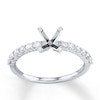 Thumbnail Image 1 of Previously Owned Diamond Ring Setting 3/8 carat tw Round 14K White Gold