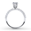 Thumbnail Image 2 of Previously Owned Diamond Ring Setting 3/8 carat tw Round 14K White Gold