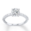 Thumbnail Image 3 of Previously Owned Diamond Ring Setting 3/8 carat tw Round 14K White Gold