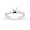 Thumbnail Image 1 of Previously Owned Diamond Engagement Ring Setting 7/8 ct tw Platinum