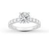 Thumbnail Image 3 of Previously Owned Diamond Engagement Ring Setting 7/8 ct tw Platinum