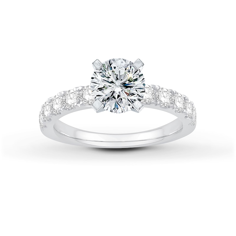 Main Image 3 of Previously Owned Diamond Engagement Ring Setting 7/8 ct tw Platinum