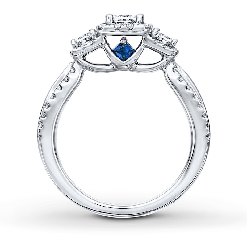 Main Image 2 of Previously Owned Vera Wang LOVE 1 Carat tw Diamonds 14K White Gold Ring