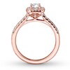 Thumbnail Image 2 of Previously Owned Diamond Engagement Ring 3/8 ct tw Round-cut 14K Rose Gold
