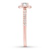 Thumbnail Image 3 of Previously Owned Diamond Engagement Ring 3/8 ct tw Round-cut 14K Rose Gold