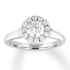 Thumbnail Image 1 of Previously Owned Diamond Engagement Ring 1 ct tw Round-cut 14K White Gold