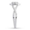 Thumbnail Image 3 of Previously Owned Diamond Engagement Ring 1 ct tw Round-cut 14K White Gold