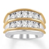 Thumbnail Image 1 of Previously Owned Men's Diamond Engagement Ring 2 ct tw 14K Two-Tone Gold