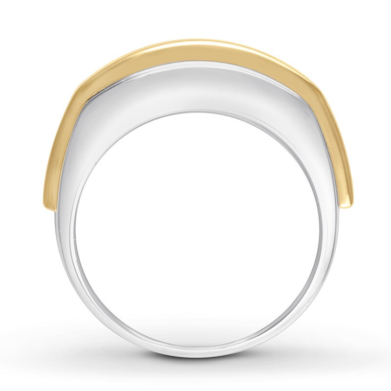 Main Image 2 of Previously Owned Men's Diamond Engagement Ring 2 ct tw 14K Two-Tone Gold