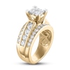Thumbnail Image 2 of Previously Owned Diamond Engagement Ring 2-5/8 ct tw Princess/Round 14K Yellow Gold