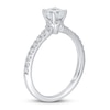 Thumbnail Image 2 of Previously Owned Diamond Engagement Ring 7/8 ct tw Cushion/Round 14K White Gold