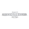 Thumbnail Image 3 of Previously Owned Diamond Engagement Ring 7/8 ct tw Cushion/Round 14K White Gold