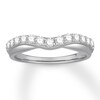 Thumbnail Image 1 of Previously Owned Diamond Contour Ring 1/2 carat tw Round 14K White Gold