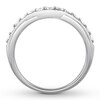 Thumbnail Image 2 of Previously Owned Diamond Contour Ring 1/2 carat tw Round 14K White Gold