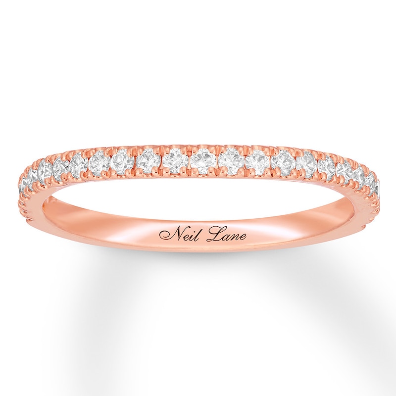Main Image 1 of Previously Owned Neil Lane Wedding Band 1/3 ct tw Diamonds 14K Rose Gold