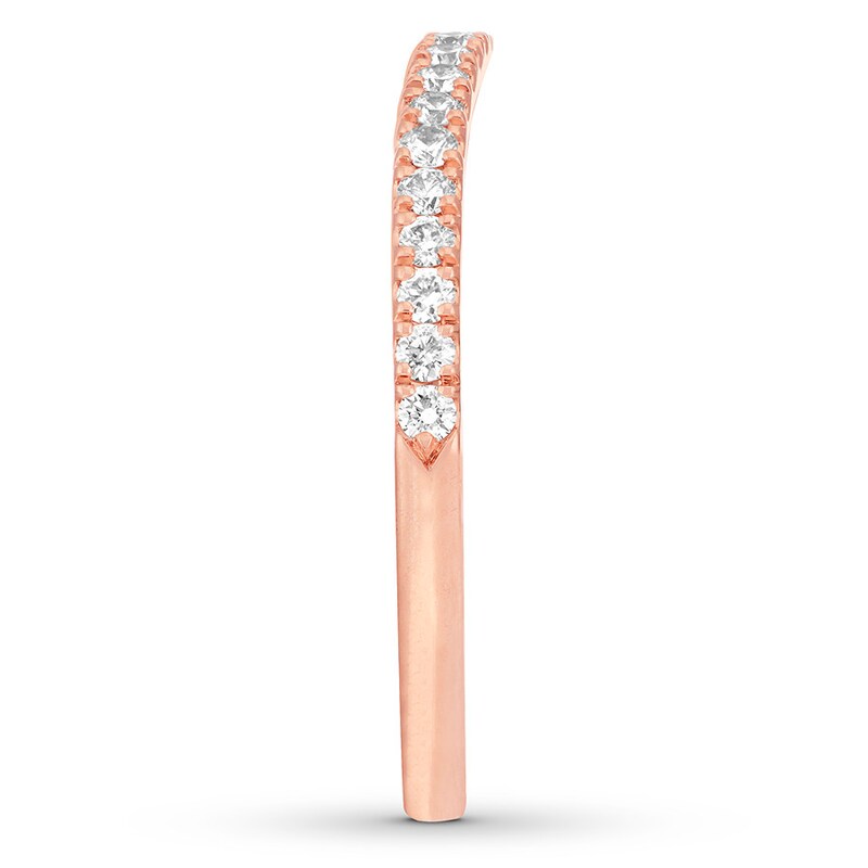 Main Image 3 of Previously Owned Neil Lane Wedding Band 1/3 ct tw Diamonds 14K Rose Gold
