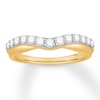 Thumbnail Image 1 of Previously Owned Diamond Contour Ring 1/2 carat tw Round 14K Yellow Gold