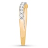 Thumbnail Image 3 of Previously Owned Diamond Contour Ring 1/2 carat tw Round 14K Yellow Gold