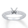Thumbnail Image 1 of Previously Owned Colorless Diamond Ring Setting 1/2 ct tw Round 14K White Gold