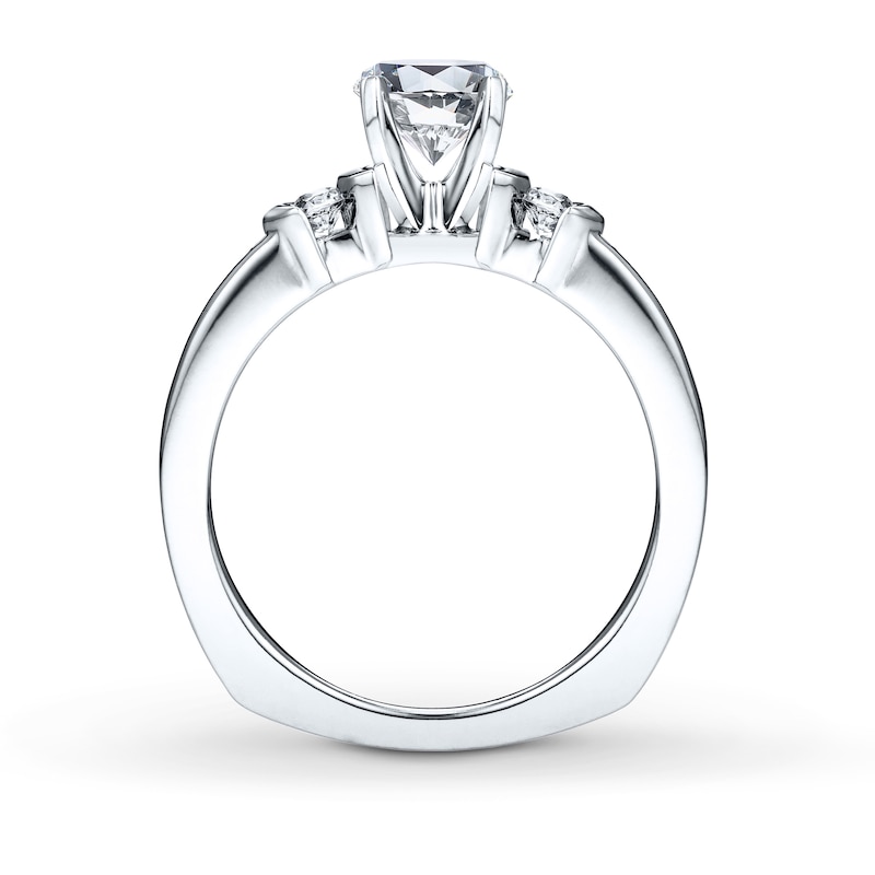 Main Image 2 of Previously Owned Hearts Desire Setting 1/2 ct tw Diamonds 18K White Gold