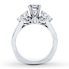 Thumbnail Image 2 of Previously Owned Diamond Ring Setting 1 carat tw Round 18K White Gold