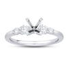 Thumbnail Image 1 of Previously Owned Colorless Diamond Engagement Ring Setting 3/8 ct tw Round 14K White Gold