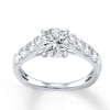 Thumbnail Image 3 of Previously Owned Diamond Engagement Ring Setting 5/8 ct tw Round 18K White Gold