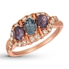 Thumbnail Image 1 of Previously Owned Le Vian Gray & Lavender Spinel Ring 1/3 ct tw Diamonds 14K Strawberry Gold
