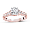 Thumbnail Image 4 of Previously Owned Diamond Ring Setting 1/2 carat tw Round 14K Rose Gold