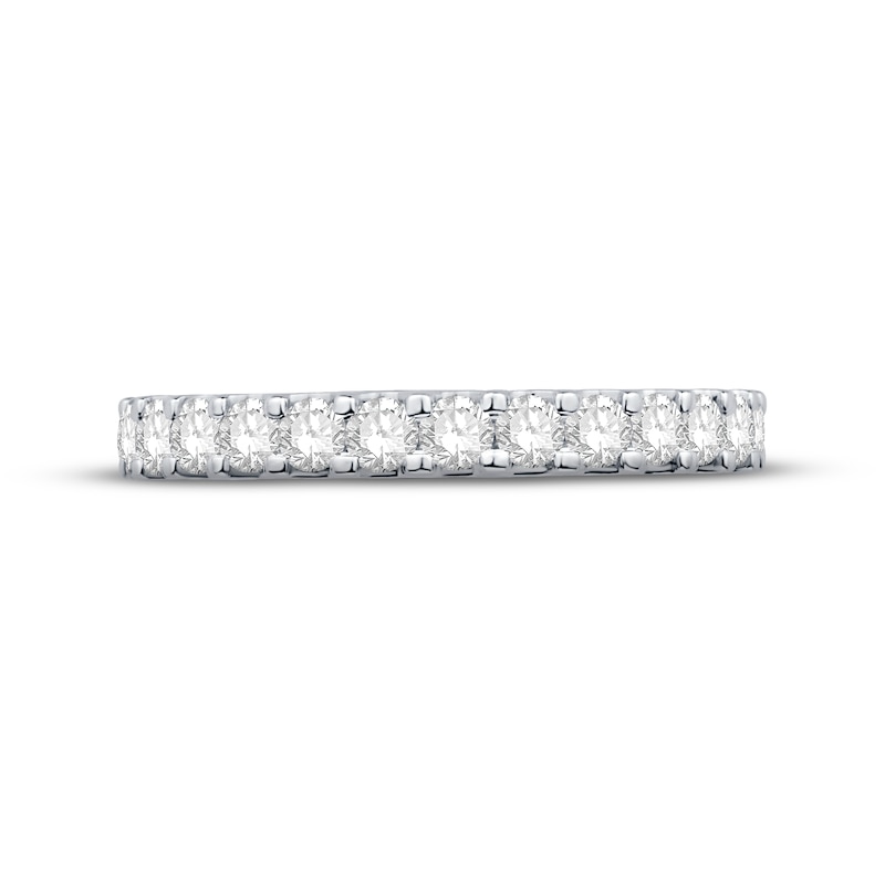 Main Image 2 of Previously Owned Diamond Eternity Ring 1 ct tw Round 14K White Gold