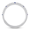 Thumbnail Image 2 of Previously Owned Vera Wang WISH Diamond & Sapphire Band 1/4 ct tw 14K White Gold