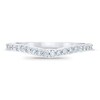 Thumbnail Image 3 of Previously Owned Royal Asscher Stephanie Diamond Wedding Band 1/4 ct tw Round 14K White Gold