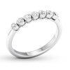 Thumbnail Image 4 of Previously Owned Diamond Anniversary Band 1/2 ct tw Round 14K White Gold